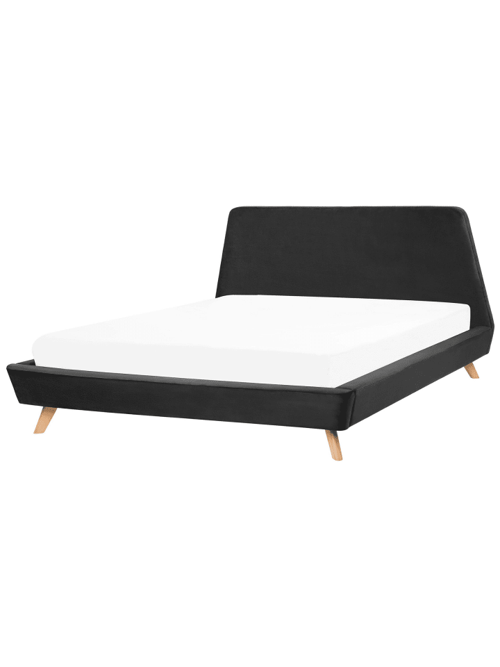 2-tlg Doppelbett VIENNE in Schwarz/Braun