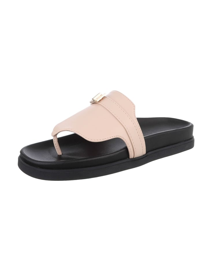 Sandale & Sandalette in Beige