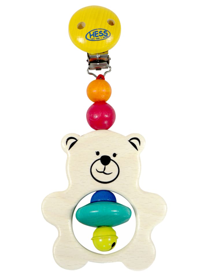 Clipfigur "Teddy" in Bunt
