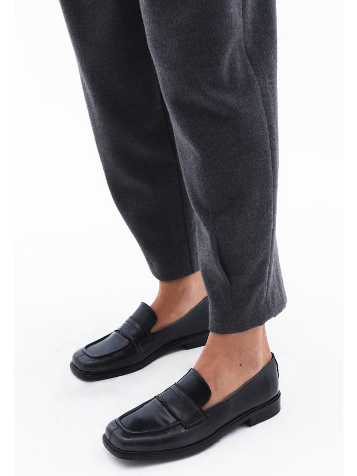 Weite Hosen GRAY PINSTRIPE
