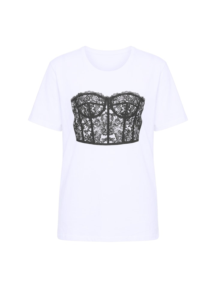 Shirt in schneeweiß