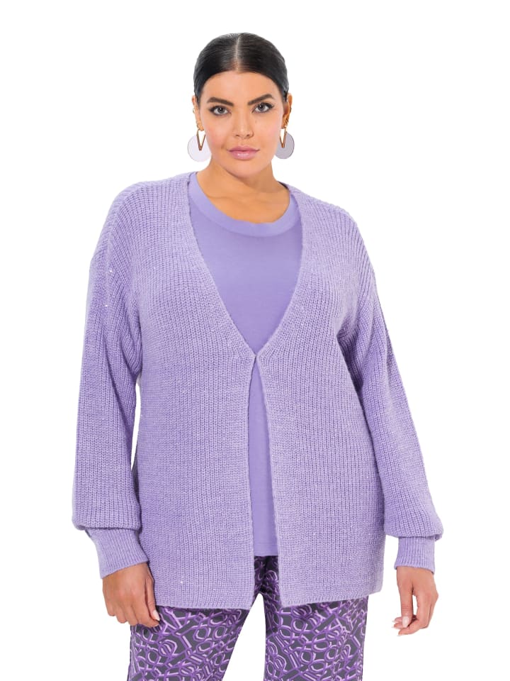 Strickjacke in lavendel
