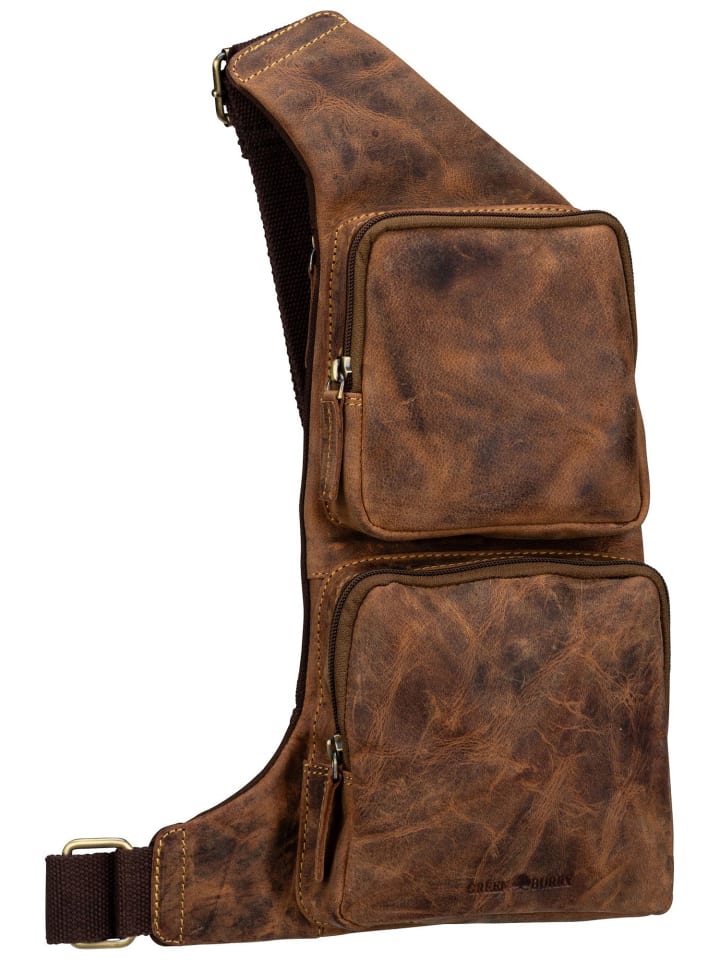 Rucksack Vintage 1543 Bodybag in Sattelbraun