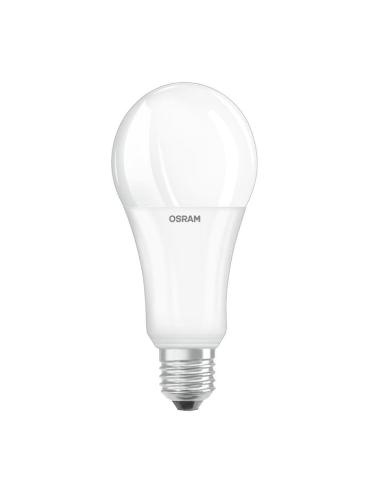 E27 LED-Leuchtmittel in Warmweiß EEK E A bis G Ø 6.7 cm in Matt Weiß