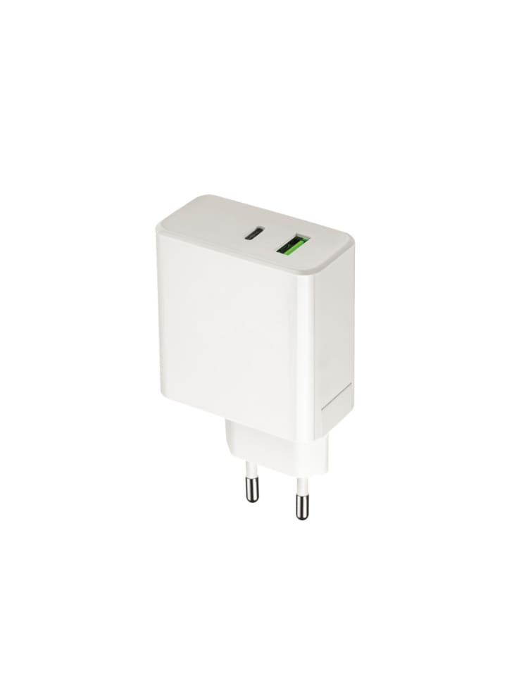 Setty Wandladegerät PD+QC USB + USB-C 45W LSI-01 weiß JO
