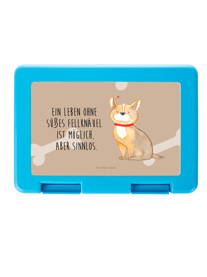 Brotdose Hund Glück mit Spruch in Hundeglück