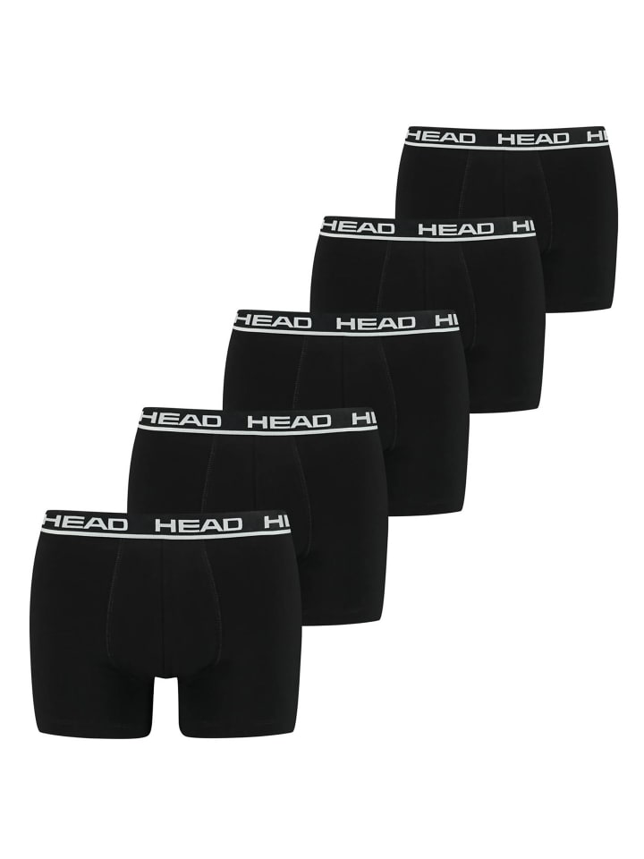 Boxershort 5er Pack in Schwarz