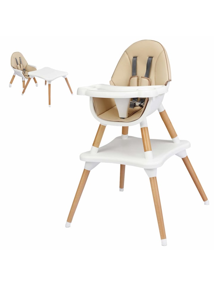 4-in-1 Hochstuhl in Beige