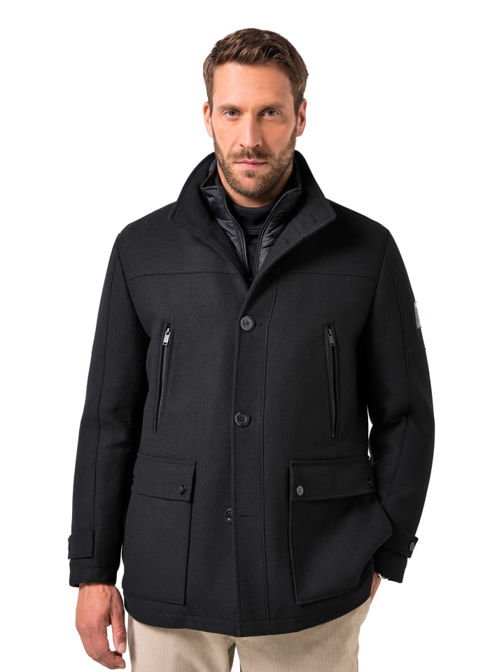 Übergangsjacke in schwarz