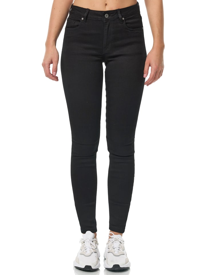 Jeans "F114" - Skinny Fit - in Schwarz