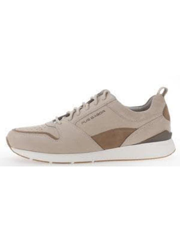 Schnürschuhe in Beige
