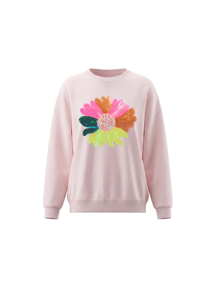 Women Sweatshirt in Light Rose