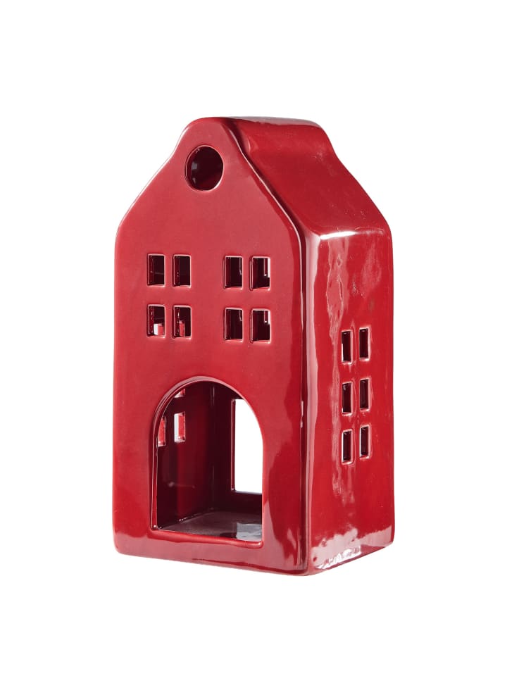 Butlers Teelichthaus DELFT in Rot
