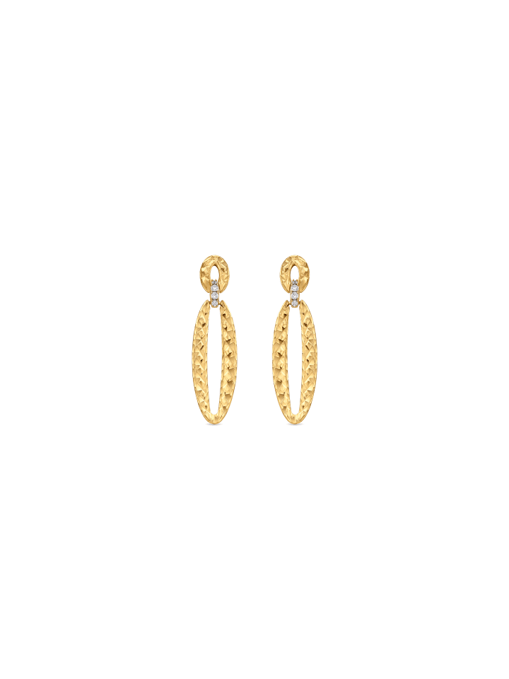 Ohrringe Ethua mit 18 Karat Goldfinish – ETHUA