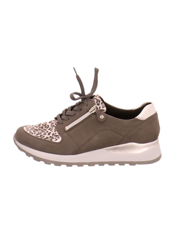 Komfort Schnürschuhe in Braun