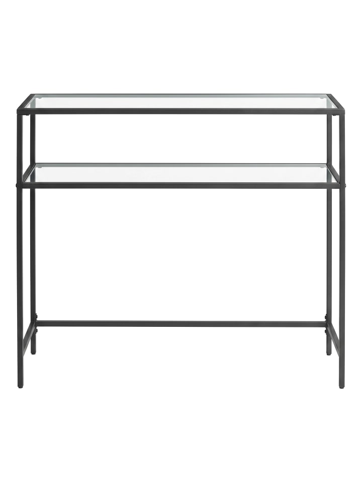 Konsolentisch Baris in Schwarz - (B)35.6 x (H)80 x (T)100.5 cm