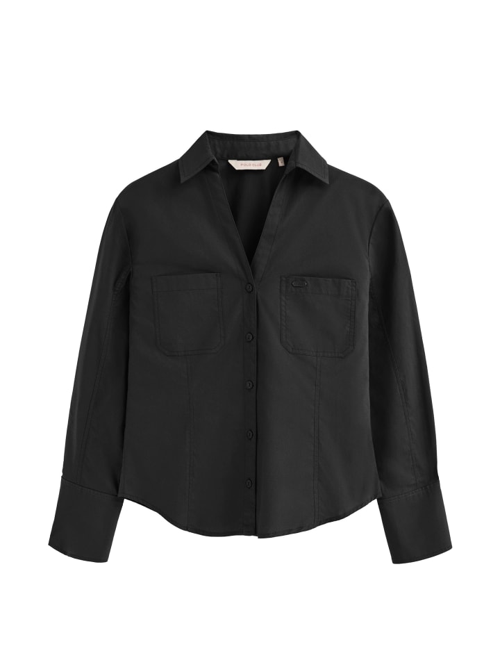 Langarmshirt in Schwarz