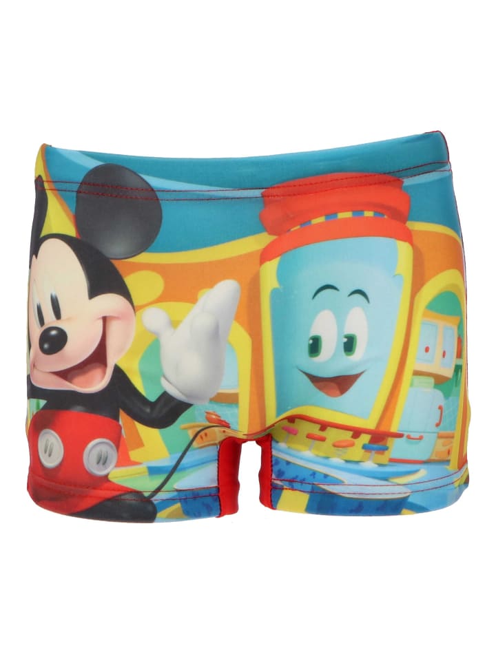 Mickey Mouse Schwimmboxer für Jungs in Rot