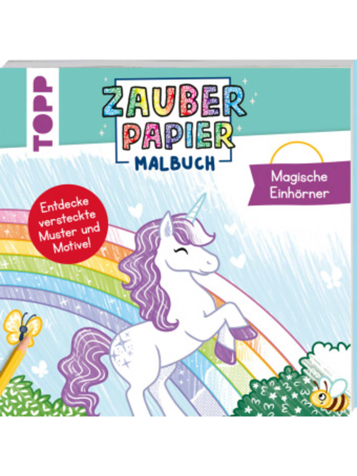 Buch - Zauberpapier Malbuch Magische Einhörner