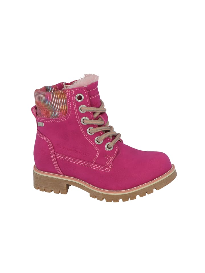 Stiefel mit Warmfutter in Rosa