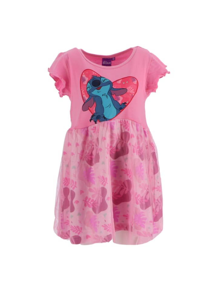 Lilo & Stitch Kinderkleid Pink Mädchen Kleid 2 Jahre in Pink