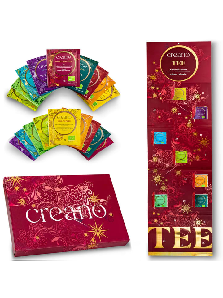 2er Set Advents-Kalender Kräuter-Früchte -Tee BIO