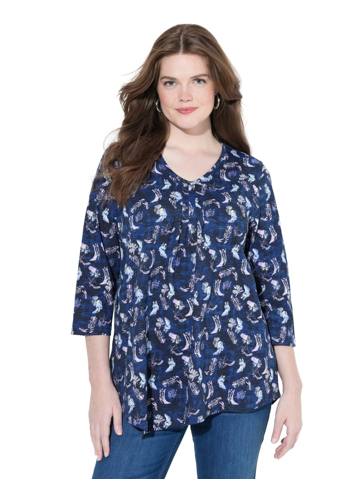 Shirt in dunkelblau