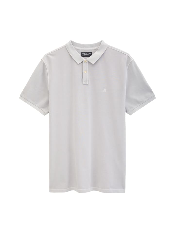 Poloshirt Piqué regular in Concrete Clay