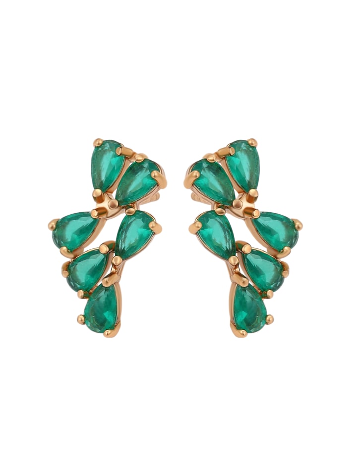 Women Earrings in ROSE_GOLD_GREEN