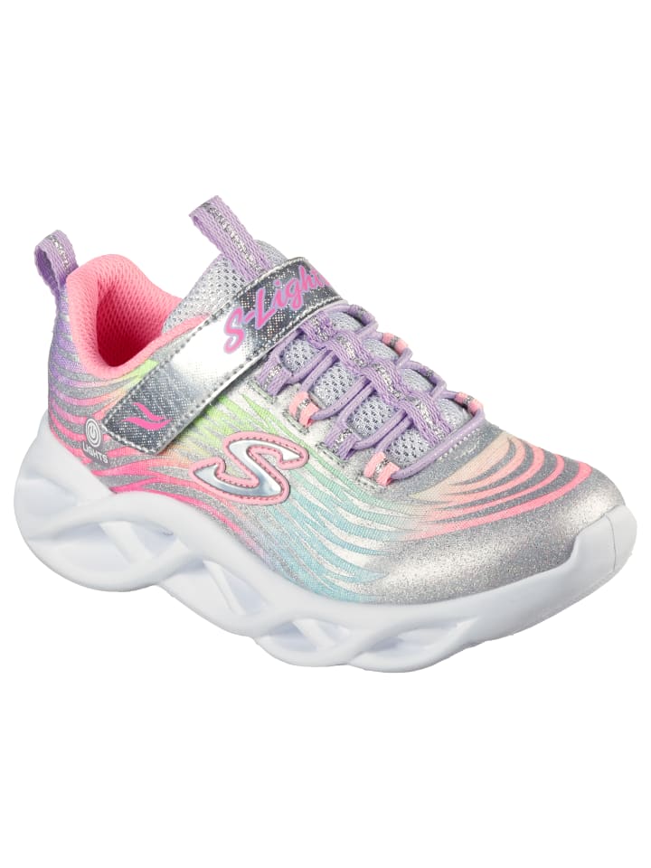 Sneaker "TWISTY BRIGHTS MYSTICAL BLISS" in Silber / Mehrfarbig