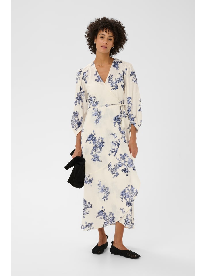 Kleid AlyaPW Feminine Form in Blue Shadow Flower Print