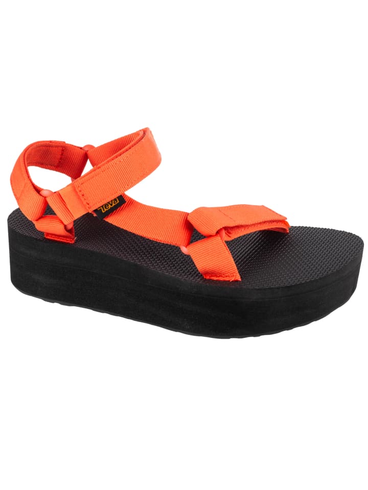Teva W Flatform Universal Sandals in Rot