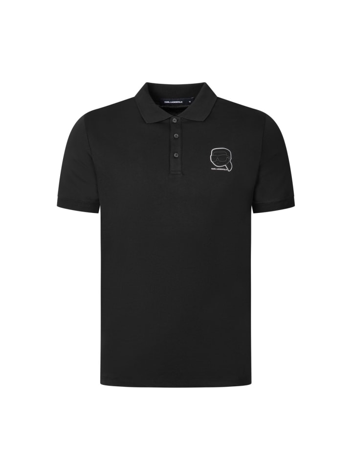Poloshirt 745025 in schwarz