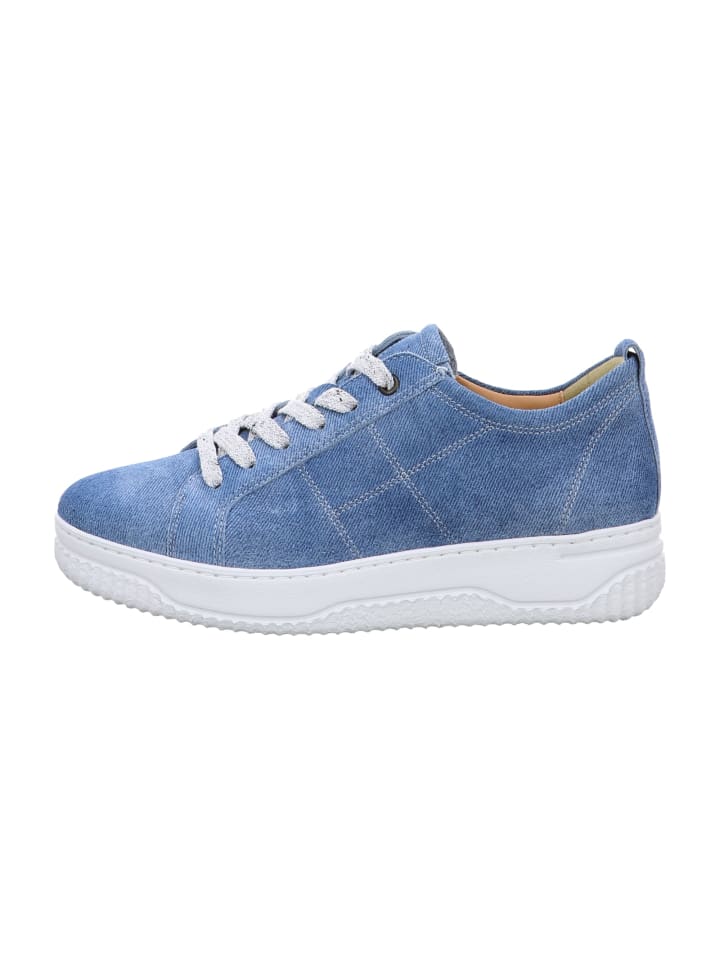 Komfort Schnürschuhe in Blau