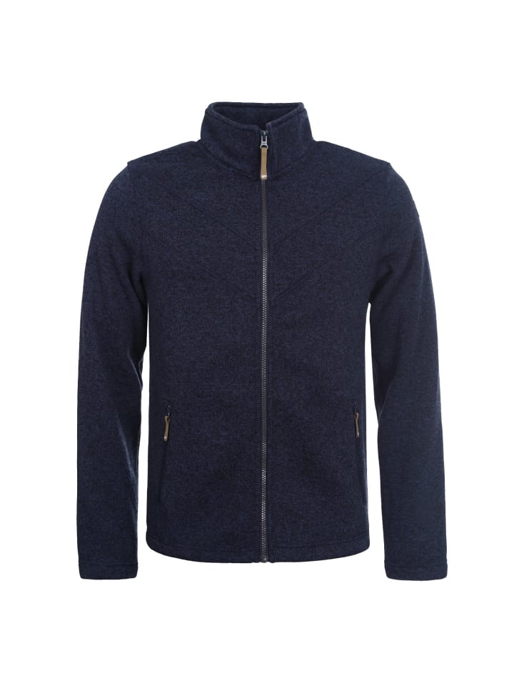 Strickfleecejacke Lew in blau