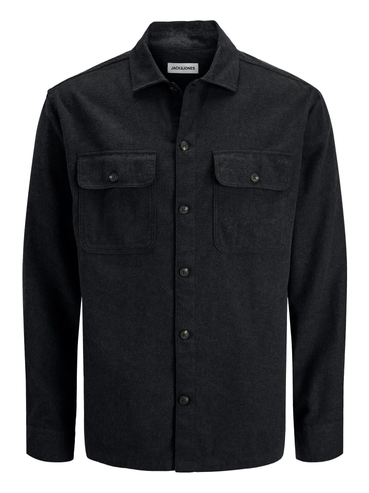 Hemdjacke / Overshirt Charge in Schwarz