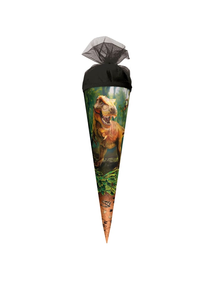 Geschenk-Schultüte klein 35 cm T-Rex Welt in Bunt