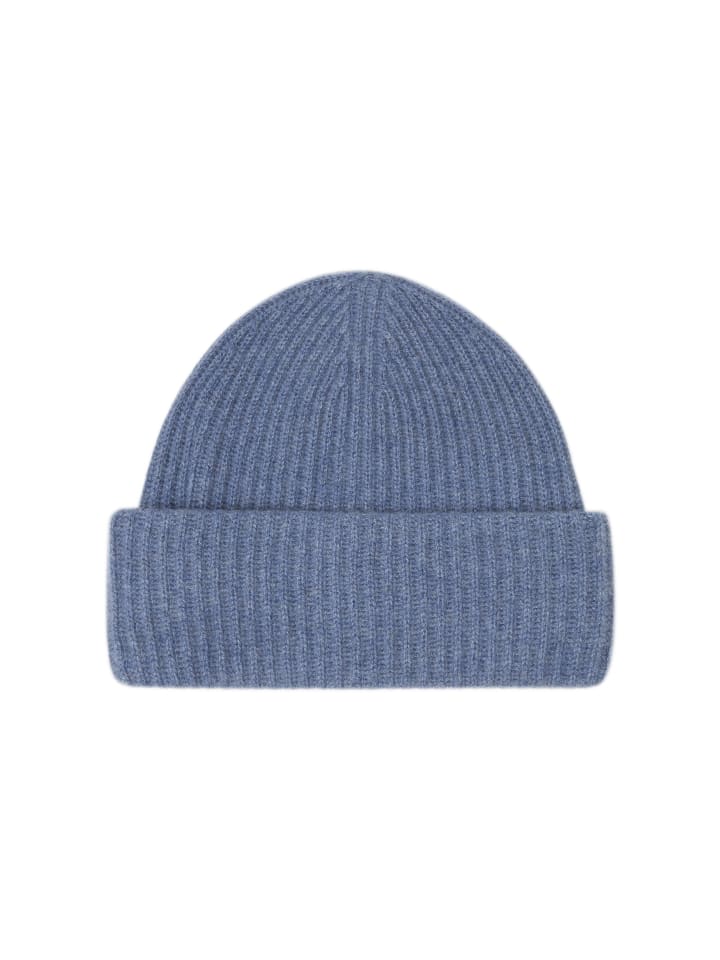 Chunky Beanie Damen in blue melange