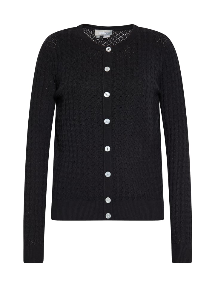 Damen Cardigan in Schwarz