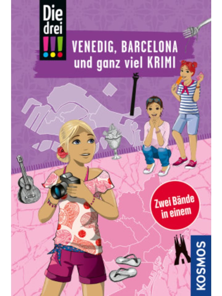 Buch - Die drei !!!, Venedig, Barcelona und ganz viel Krimi