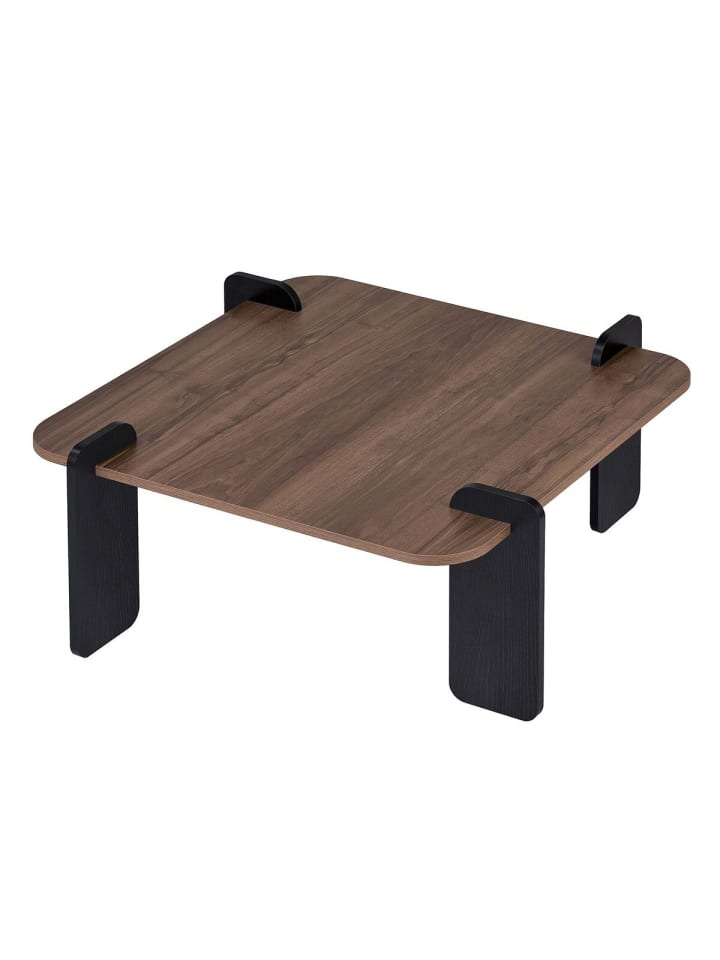Couchtisch ORME in Walnuss - (W)90 x (H)35 x (L)90 cm