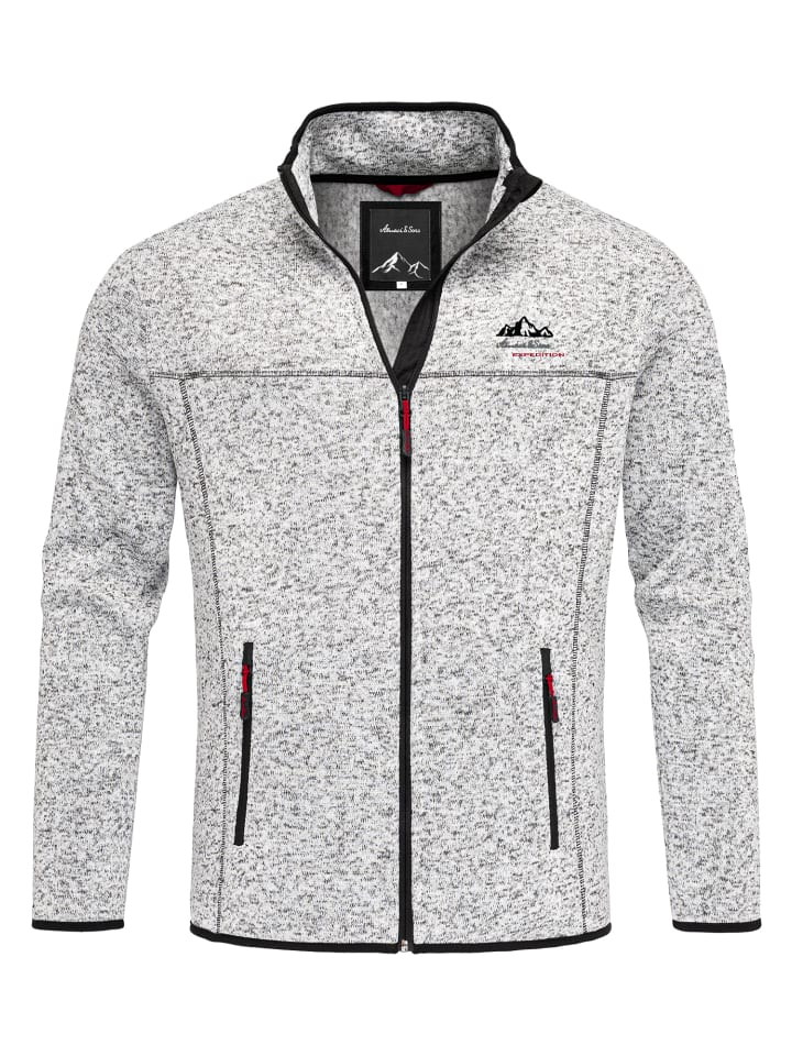 Fleecejacke HARVEY in Grau