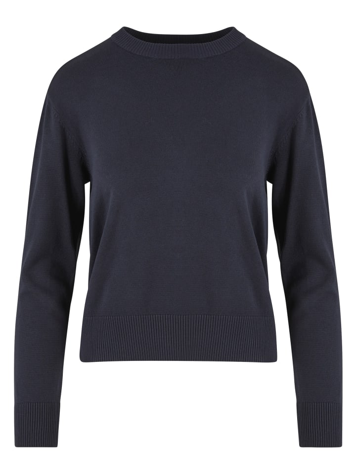 Crew Neck Jumper in navy