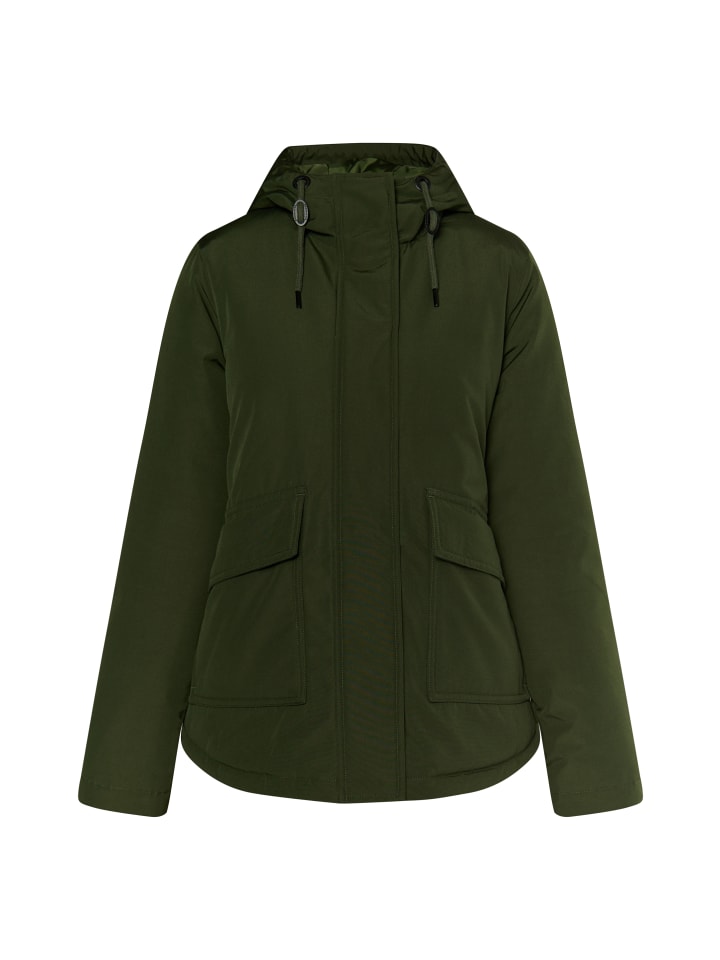 Damen Arctic Winterjacke in Dunkelgrün