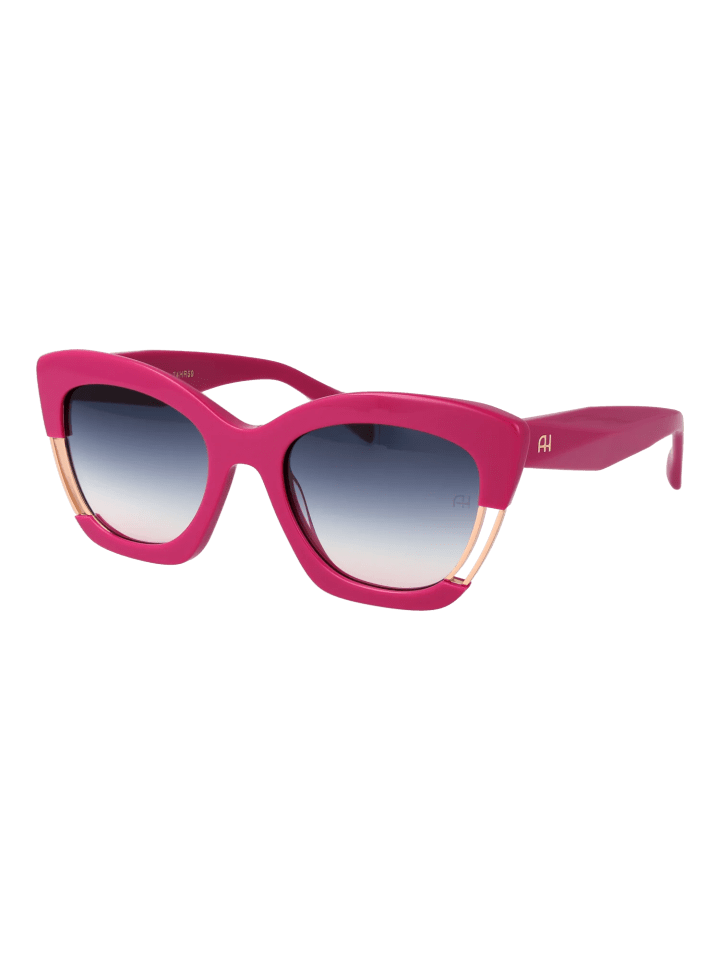 Damen Sonnenbrillen Katzenauge Rose