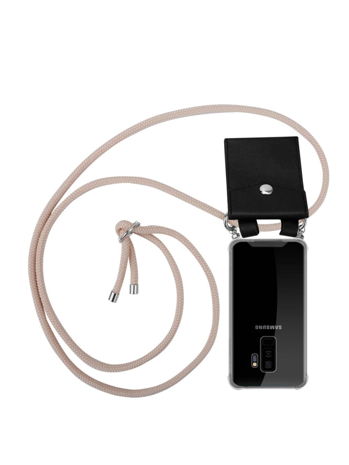 Handykette für Samsung Galaxy S9 PLUS Hülle in PERLIG ROSÉGOLD
