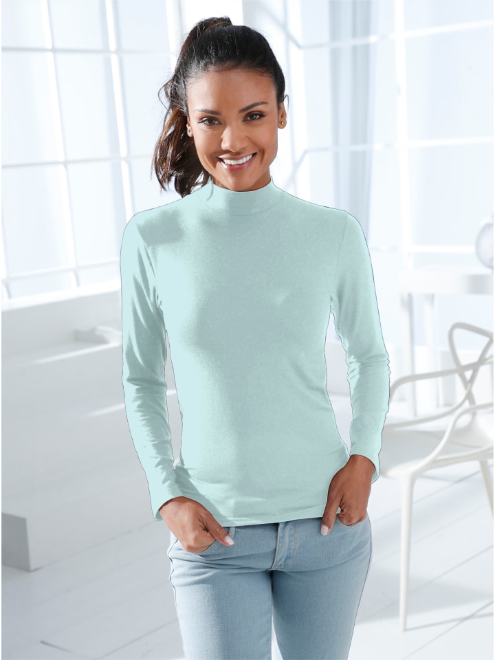 Langarm-Shirt in mint