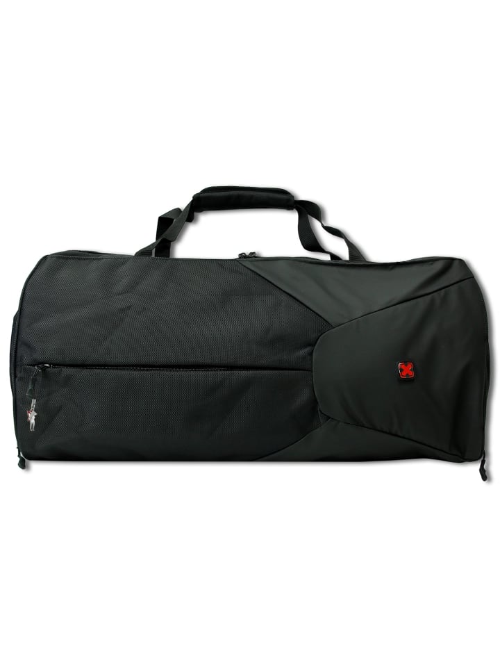 Travel N Meet Sporttasche Spinnstoff, Polyester schwarz ca. 60cm