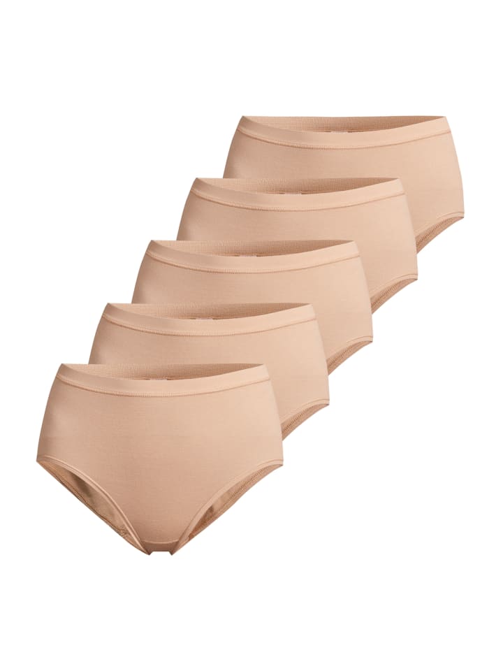 Maxi Slip Feinripp in Ton
