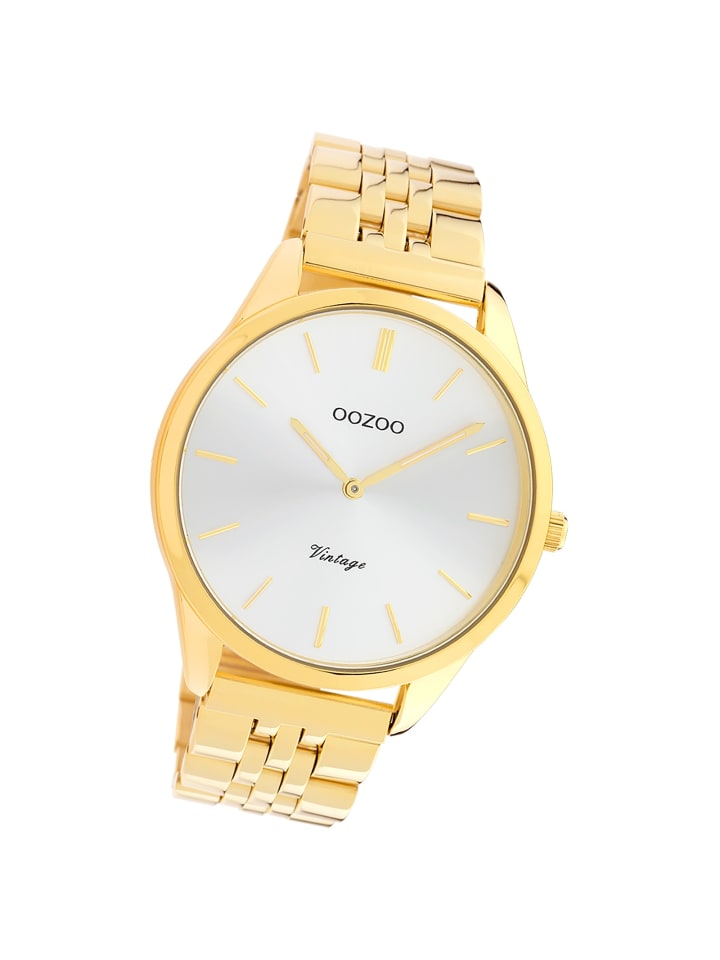 Analog-Armbanduhr Oozoo Timepieces gold mittel (ca. 38mm)